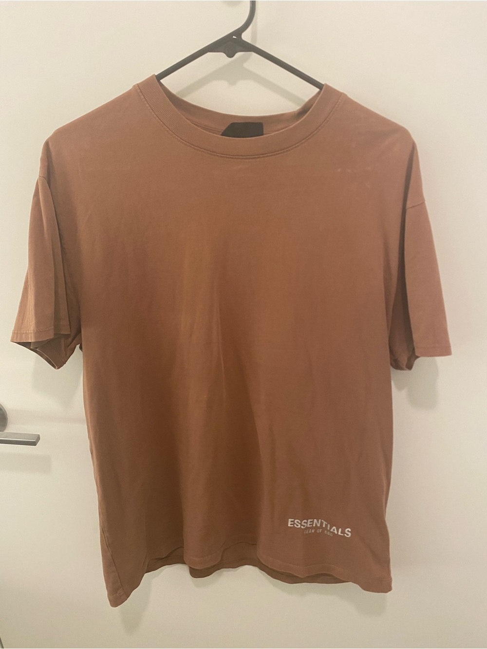 Fear of God x ESSENTIALS Men’s Wood Brown Crewneck T-Shirt